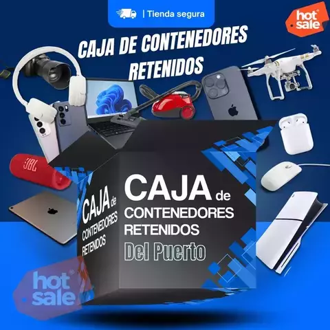 CAJA DE TECNOLOGIA CONTENEDORES RETENIDOS POR LA ADUANA - MAS DE 650 VENDIDOS